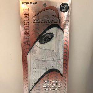 New ladies golf glove size medium left